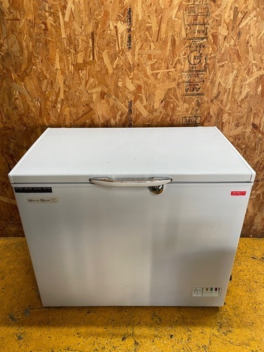 a(7697) ホワイトベアー 冷凍ストッカー NWBST250-G 250L W995D607H857 鍵無し ガラスドア欠品 直接引き取り歓迎 大阪