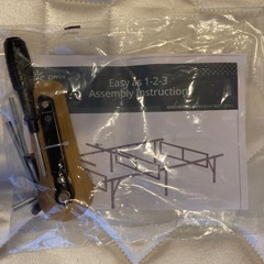 パイプベッド（シングル、マットレス付き)の画像