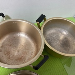 昭和レトロ　アルミ鍋　2個セット　26cmの画像