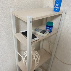 サニタリースリムシェルフ(ホワイトウォッシュ KO02)の画像