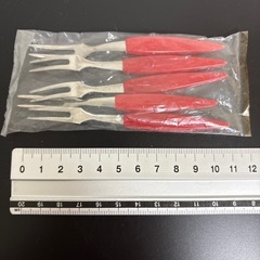 レトロなデザートフォークの画像