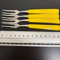 レトロなデザートフォークの画像