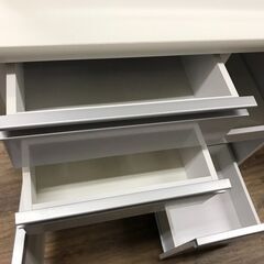 【ジャングルジャングル広陵店】サクライリビング　キッチンボード　ホワイトの画像