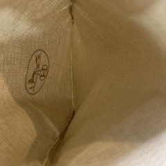 HERMES エルメス  ■種類 保存袋 ロゴ入り巾着袋 シューズケース  ■サイズ寸法 約40cm x 21.5cmの画像