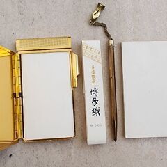 本場筑前博多織■高級メモ■絹１００%の画像