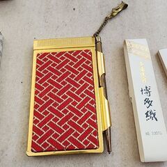 本場筑前博多織■高級メモ■絹１００%の画像