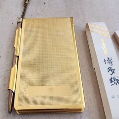 本場筑前博多織■高級メモ■絹１００%の画像