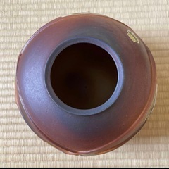 信楽焼三彩　花瓶の画像