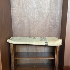 木目チェスト／棚／ケースの画像