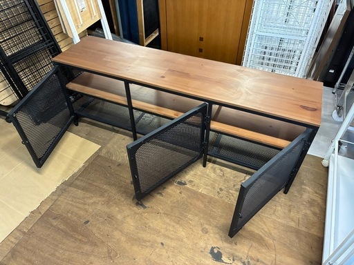 【お取り置き中】鉄製　ローボード　商品番号14788　
