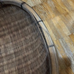 片口ザル　天然素材ざる 約50cmの画像