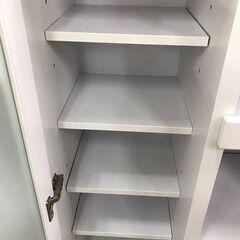 【ジャングルジャングル広陵店】レンジ台　ホワイトの画像