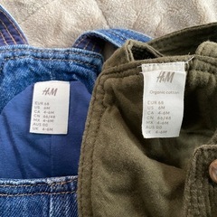 ベビーサロペット　70サイズの画像