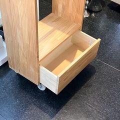 モモナチュラル　Momo natural ハンガーシェルフ　パイン材　ナチュラルの画像