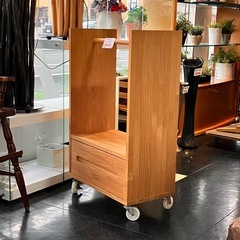 モモナチュラル　Momo natural ハンガーシェルフ　パイン材　ナチュラルの画像