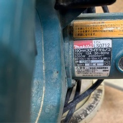 マキタ　makita 10型スライドマルノコ　LS1011 100V 大工道具の画像