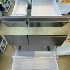 ※即 パナソニック Panasonic ノンフロン冷凍冷蔵庫 483L NR-F486MEX-S 2021年製 6ドア ステンレスシルバー 自動製氷★買取帝国 朝霞店 配達可能の画像