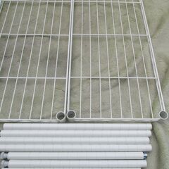 ☆NITORI 3段スチールラック メタルシェルフ 清らかな白 ホワイト◆3段て意外と便利の画像