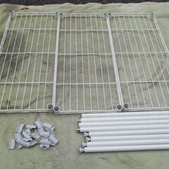 ☆NITORI 3段スチールラック メタルシェルフ 清らかな白 ホワイト◆3段て意外と便利の画像