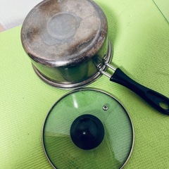 ガラス蓋付き片手鍋　　16cmの画像