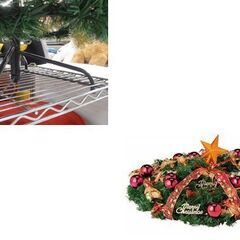 クリスマスツリー ポップアップツリー レッド H145cm コンパクト収納 苫小牧西店の画像