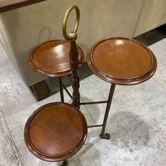 イギリスアンティーク｜英国｜アホガニー材｜ケーキスタンドの画像