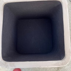 スツール 収納 ベルベッド ベロア 37×37×47cm　正方形 脚付き の画像