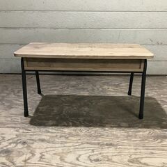 アイアンウッドセンターテーブル アイリスオーヤマ IWCT-800 ローテーブル 25k菊NSの画像