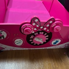 ミニーちゃん子供用ベッドの画像