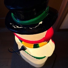 レトロ スノーマンライト　クリスマスイルミネーションの画像