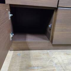 【愛品倶楽部柏店】NITORI ニトリ 2枚スライド扉キッチンボード ビゼン120KB 幅120cmの画像