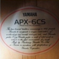 YAMAHAエレアコapx-6cs
の画像
