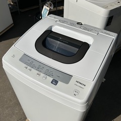 設置まで👏HITACHI 洗濯機 5.5kg 2020年製✨の画像