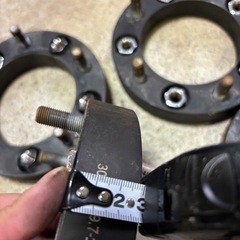 ジムニー　30mmワイトレ　ワイドトレッドスペーサー4枚セットナット付きの画像