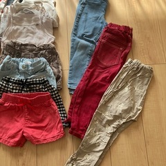 1着100円以下★　女の子　夏物子供服　100cm    32点まとめ売りの画像