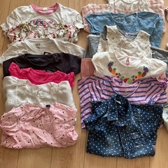 1着100円以下★　女の子　夏物子供服　100cm    32点まとめ売りの画像