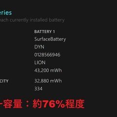 Surface Pro 7/Intel Core i5/256GB/8GB ⑥の画像