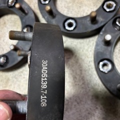 ジムニー　30mmワイトレ　ワイドトレッドスペーサー4枚セットナット付きの画像