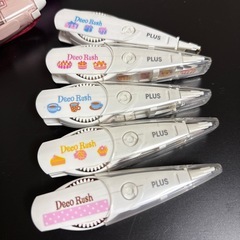 デコテープ本体２個と付け替えテープ５個の画像