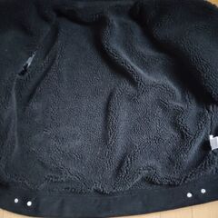 美品GU裏ボアジージャン希少黒コーデュロイの画像