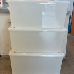 ＜美品＞押入れ収納ケース・キャスター付き 3個セット！の画像