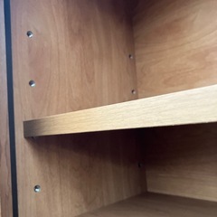 キッチンボード　食器棚　高さ調整可能　レンジボード　収納棚　収納家具　茶色　シンプル　引き戸【幅90奥30高84.5】の画像