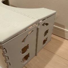 折り畳み踏み台　トイレ足置き台の画像
