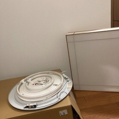 中古品　蛍光灯　東芝　和室　照明　57センチ✖️57㌢✖️10.5㌢の画像