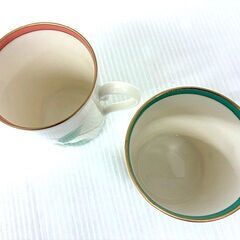 香蘭社　ブライトローズ　ペアマグカップ　箱有りの画像