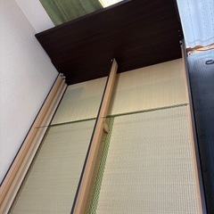 【クイーンサイズ】ニトリ　ベッドフレームの画像