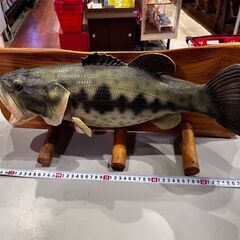 【愛品館 市原店】ブラックバス　壁掛けオブジェの画像