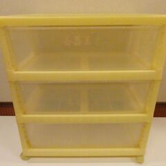 ディズニー 衣料・収納ケース 3段チェストの画像