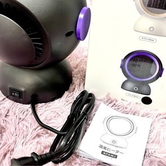 『新品未使用』✨高級デザイン 即暖2秒✨ 省エネセラミックヒーター　小型でもしっかり暖かい　静音・節電タイプ の画像