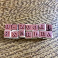 アルファベットスタンプの画像